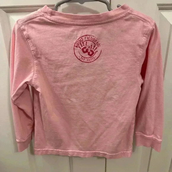 Mustard & Ketchup Kids Light Pink Heart T-Shirt Xxs 2T - Picture 3 of 9